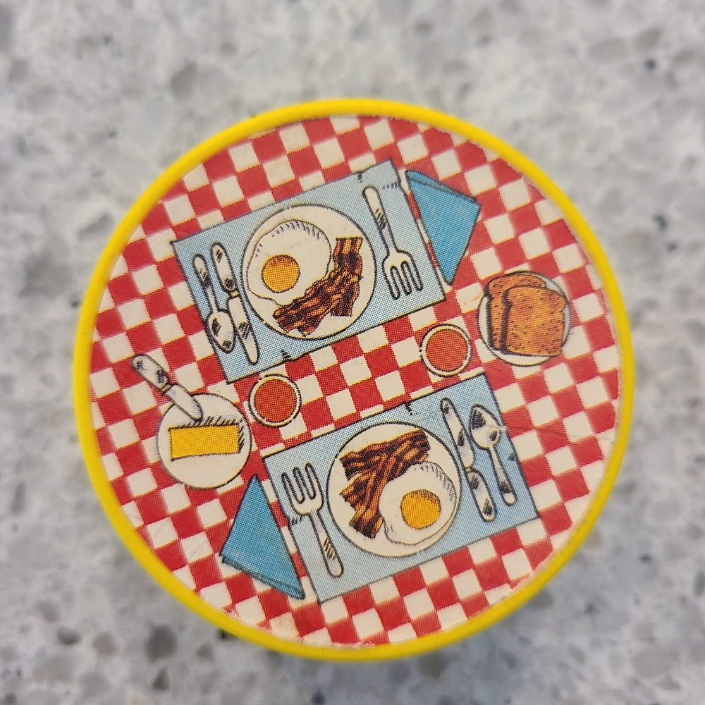 Vintage 1984 Playskool Breakfast Table 123 Sesame Street Playset Replacement